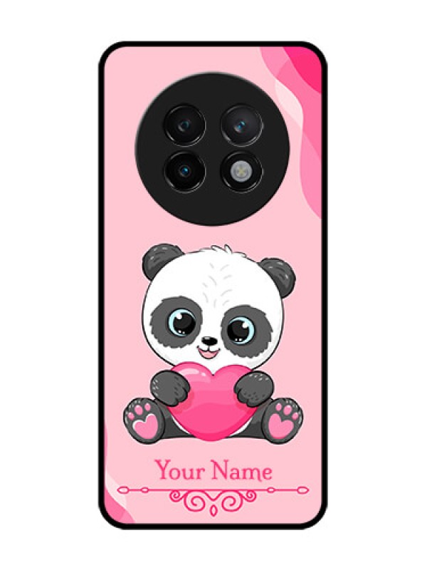 Custom Realme 13 Plus 5G Custom Glass Phone CaseCute Panda Design