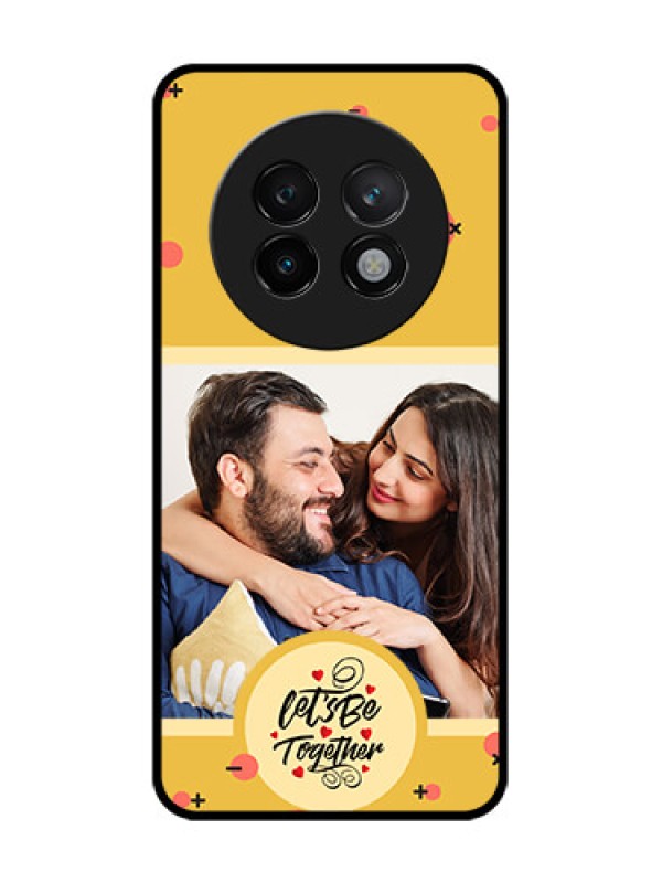 Custom Realme 13 Plus 5G Custom Glass Phone CaseLets Be Together Design