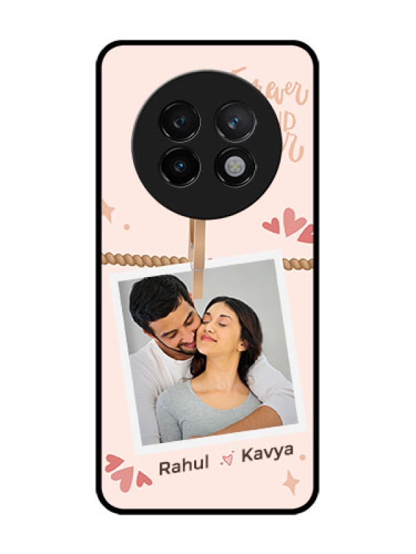 Custom Realme 13 Plus 5G Custom Glass Phone CaseForever And Ever Love Design