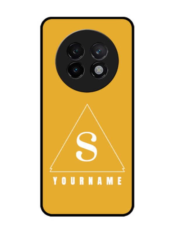 Custom Realme 13 Plus 5G Custom Glass Phone CaseSimple Triangle Design