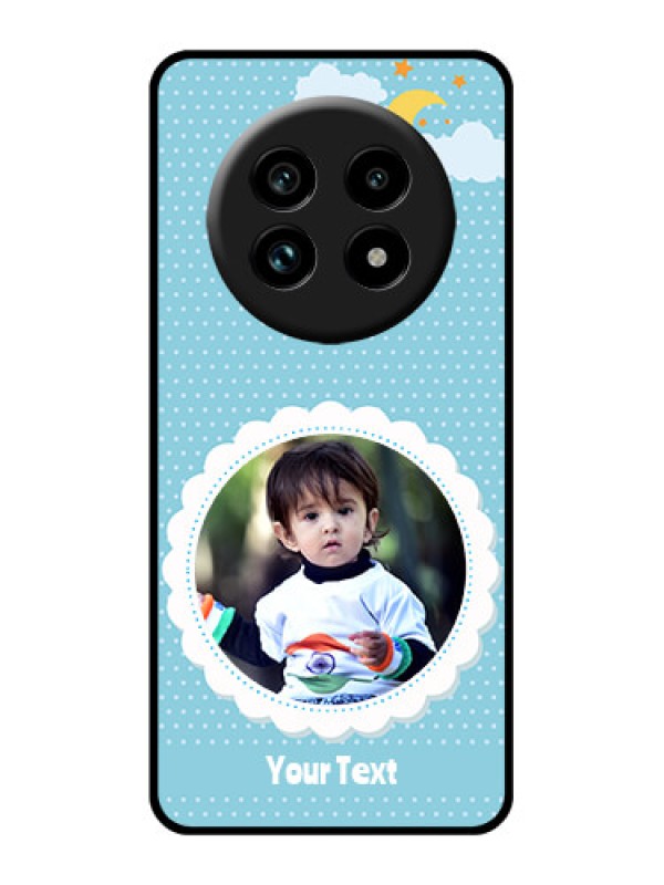 Custom Realme 13 Pro 5G Custom Glass Phone Case - Violet Pattern Design