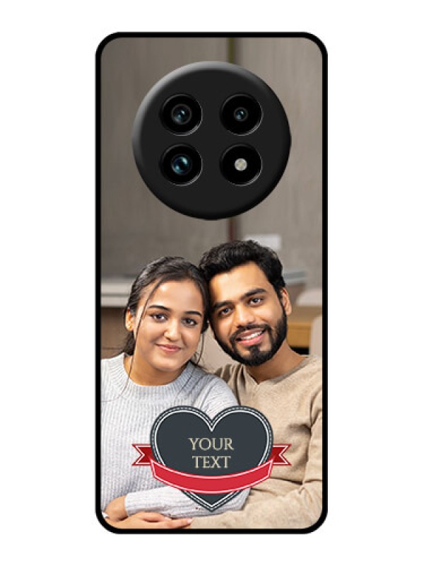Custom Realme 13 Pro 5G Custom Glass Phone Case - Just Married Couple Design