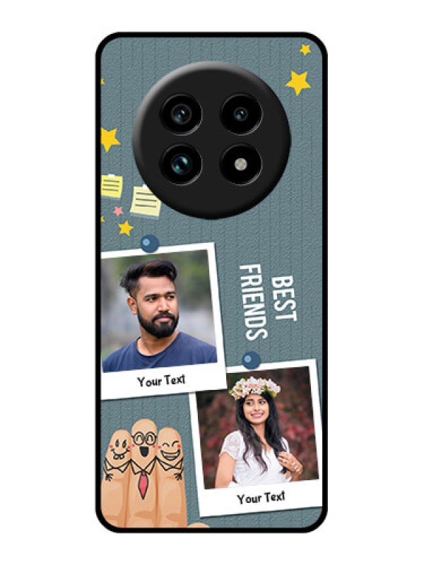 Custom Realme 13 Pro 5G Custom Glass Phone Case - Sticky Frames And Friendship Design