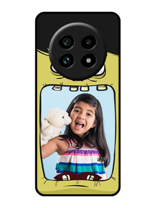 Custom Realme 13 Pro 5G Custom Glass Phone Case - Cartoon Monster Back Case Design
