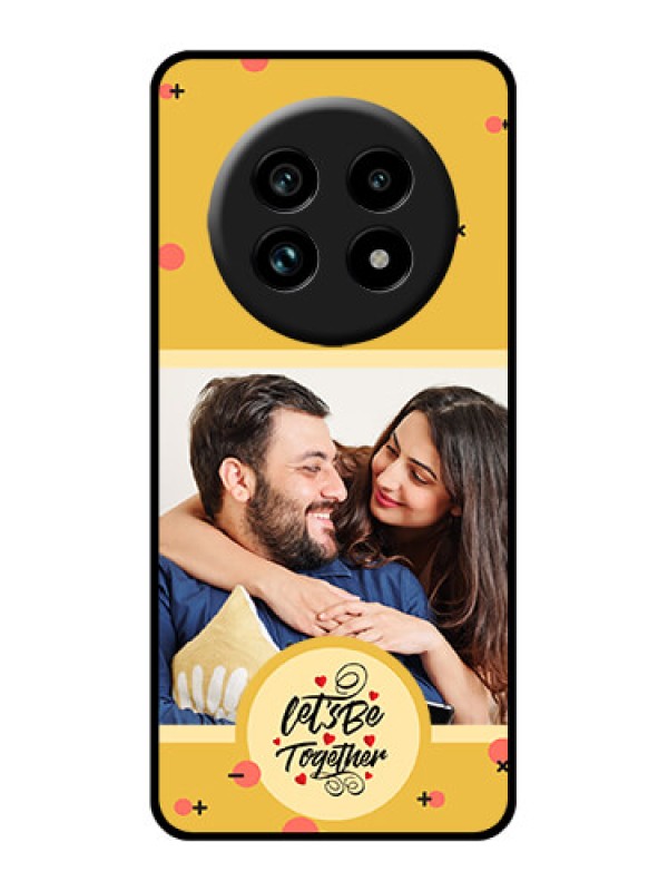 Custom Realme 13 Pro 5G Custom Glass Phone Case - Lets Be Together Design