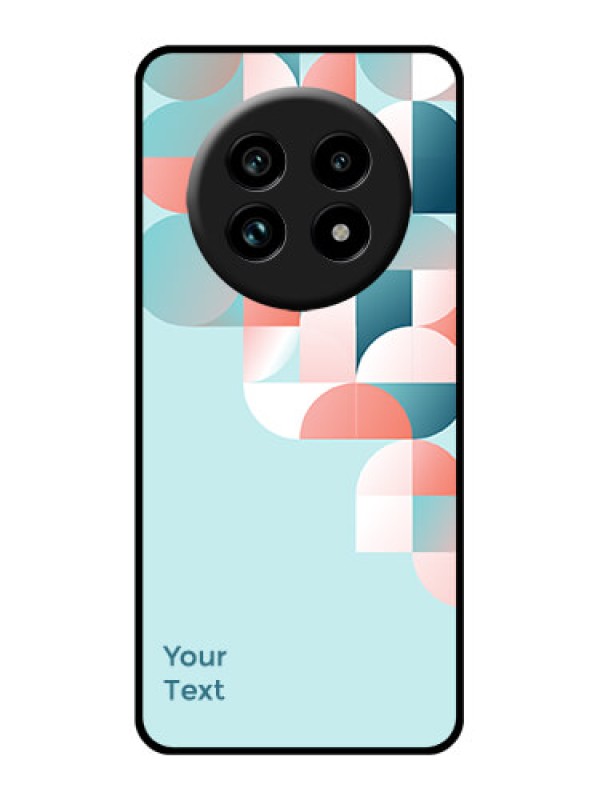 Custom Realme 13 Pro 5G Custom Glass Phone Case - Stylish Semi - Circle Pattern Design