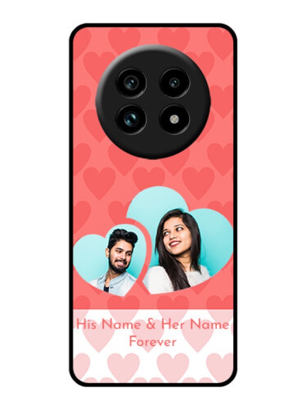 Custom Realme 13 Pro Plus 5G Custom Glass Phone Case - Couple Pic Upload Design
