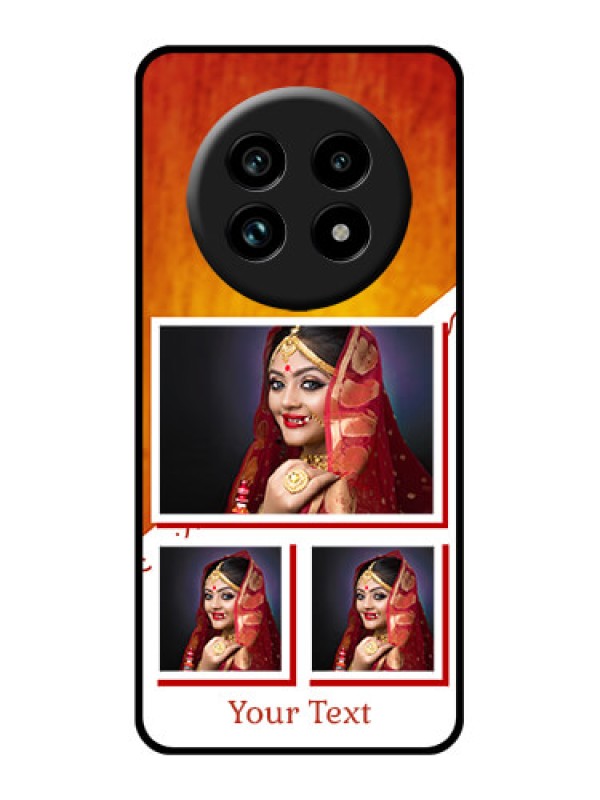 Custom Realme 13 Pro Plus 5G Custom Glass Phone Case - Wedding Memories Design