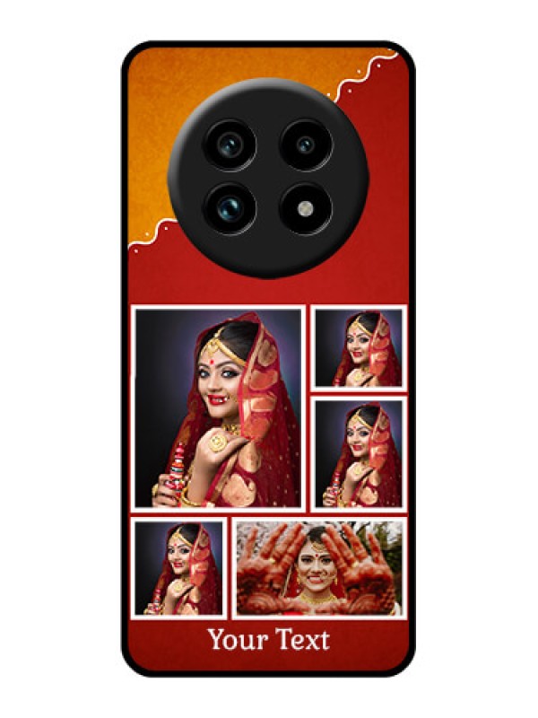 Custom Realme 13 Pro Plus 5G Custom Glass Phone Case - Wedding Pic Upload Design