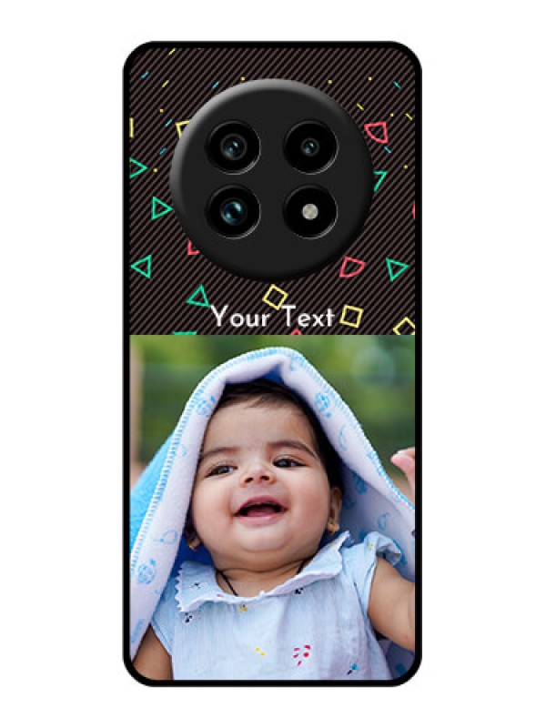 Custom Realme 13 Pro Plus 5G Custom Glass Phone Case - With Confetti Birthday Design