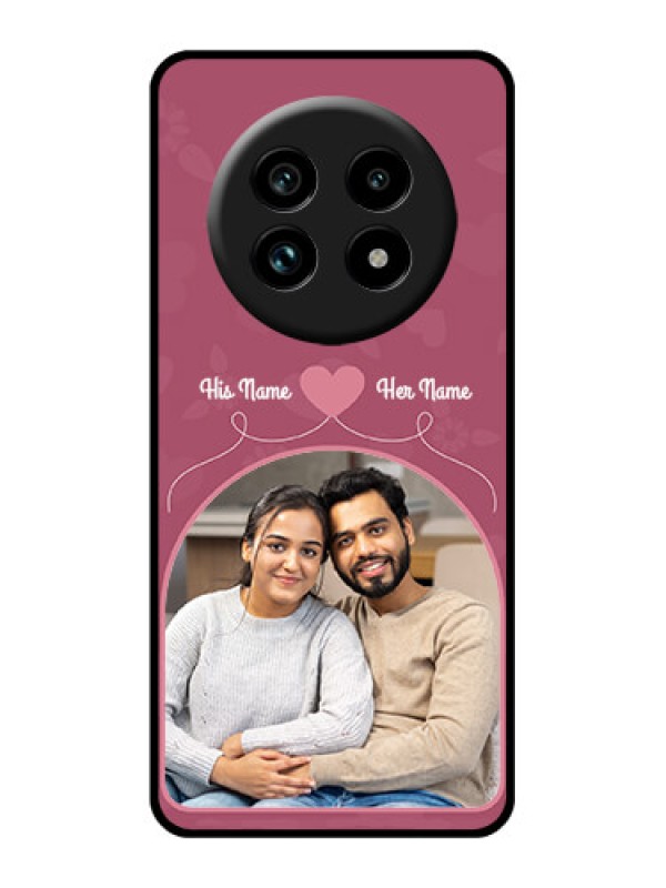 Custom Realme 13 Pro Plus 5G Custom Glass Phone Case - Love Floral Design
