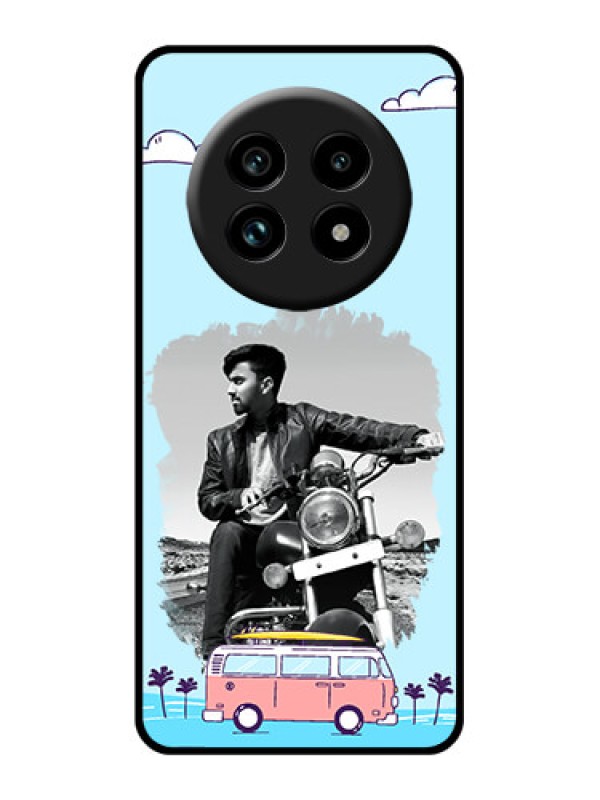 Custom Realme 13 Pro Plus 5G Custom Glass Phone Case - Travel and Adventure Design