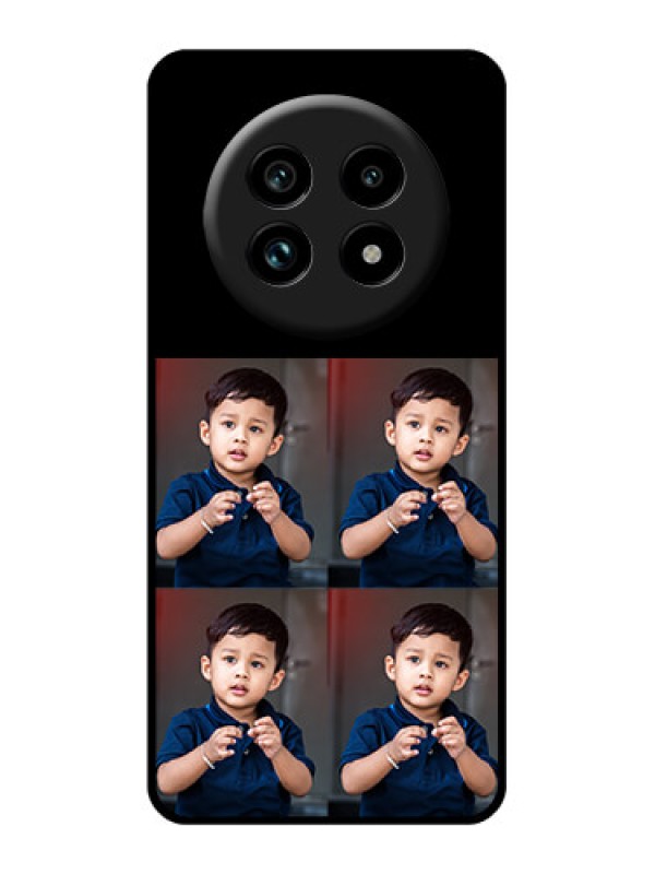 Custom Realme 13 Pro Plus 5G Custom Glass Phone Case - 4 Image Holder Design