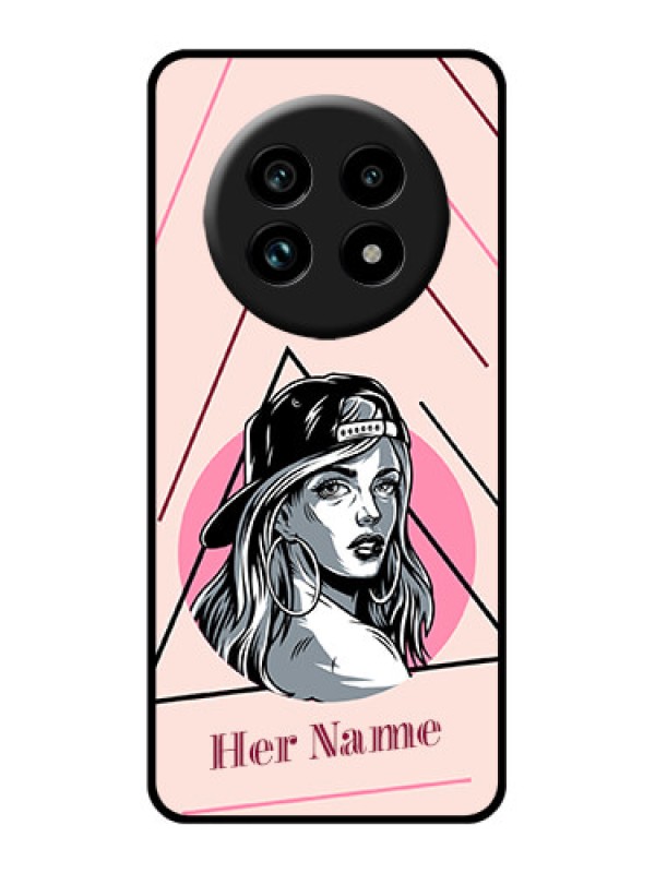 Custom Realme 13 Pro Plus 5G Custom Glass Phone Case - Rockstar Girl Design