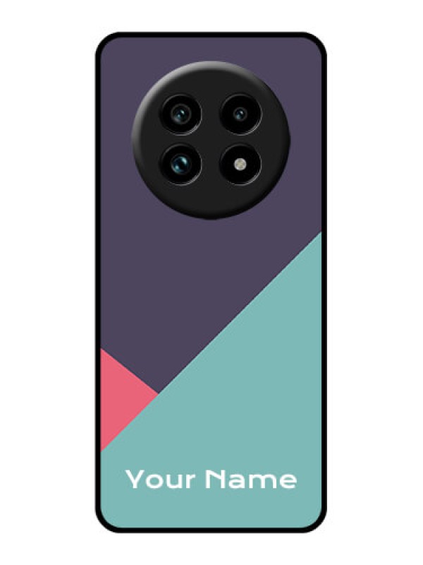 Custom Realme 13 Pro Plus 5G Custom Glass Phone Case - Tri Color Abstract Design