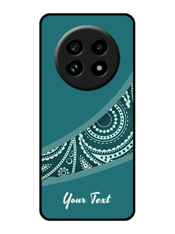 Custom Realme 13 Pro Plus 5G Custom Glass Phone Case - Semi Visible Floral Design