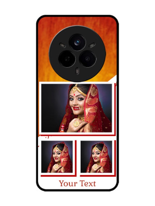 Custom Realme 14 Pro 5G Custom Glass Phone CaseWedding Memories Design