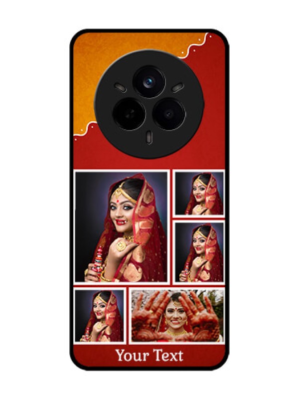 Custom Realme 14 Pro 5G Custom Glass Phone CaseWedding Pic Upload Design