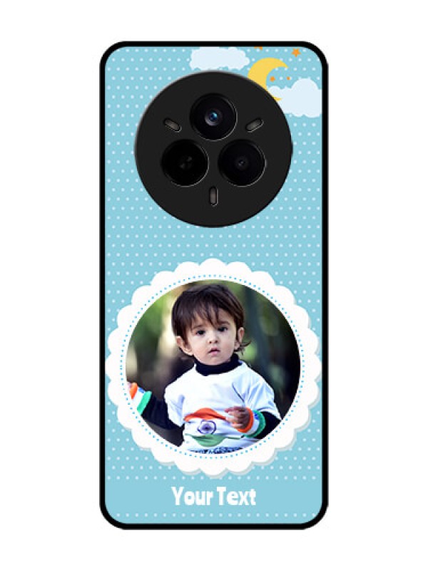 Custom Realme 14 Pro 5G Custom Glass Phone CaseViolet Pattern Design