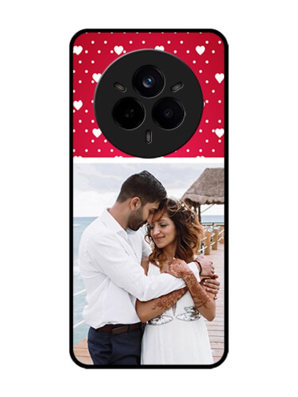 Custom Realme 14 Pro 5G Custom Glass Phone CaseHearts Mobile Case Design