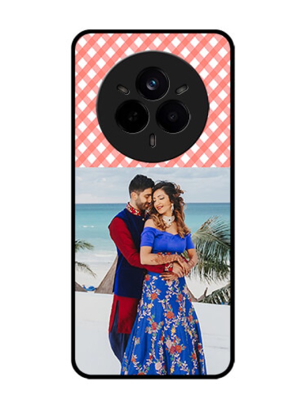 Custom Realme 14 Pro 5G Custom Glass Phone CasePink Pattern Design