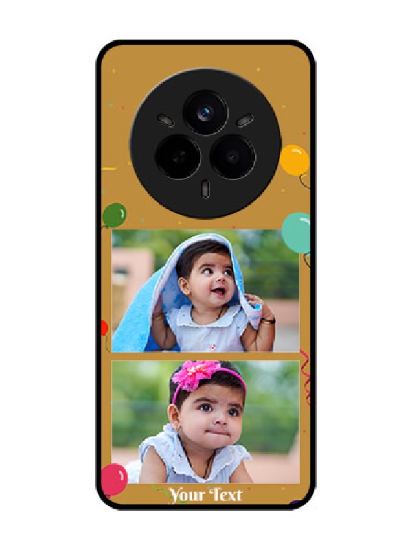 Custom Realme 14 Pro 5G Custom Glass Phone CaseImage Holder With Birthday Celebrations Design