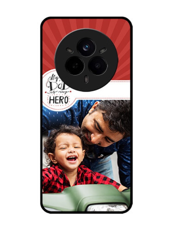 Custom Realme 14 Pro 5G Custom Glass Phone CaseMy Dad Hero Design