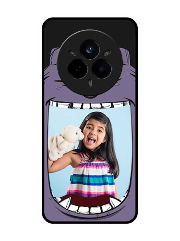 Custom Realme 14 Pro 5G Custom Glass Phone CaseAngry Monster Design