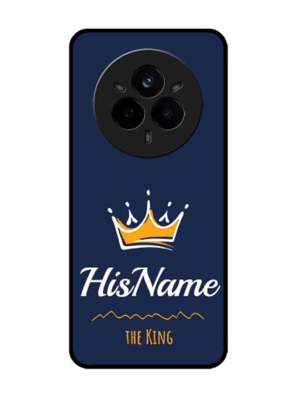 Custom Realme 14 Pro 5G Custom Glass Phone CaseKing With Name Design
