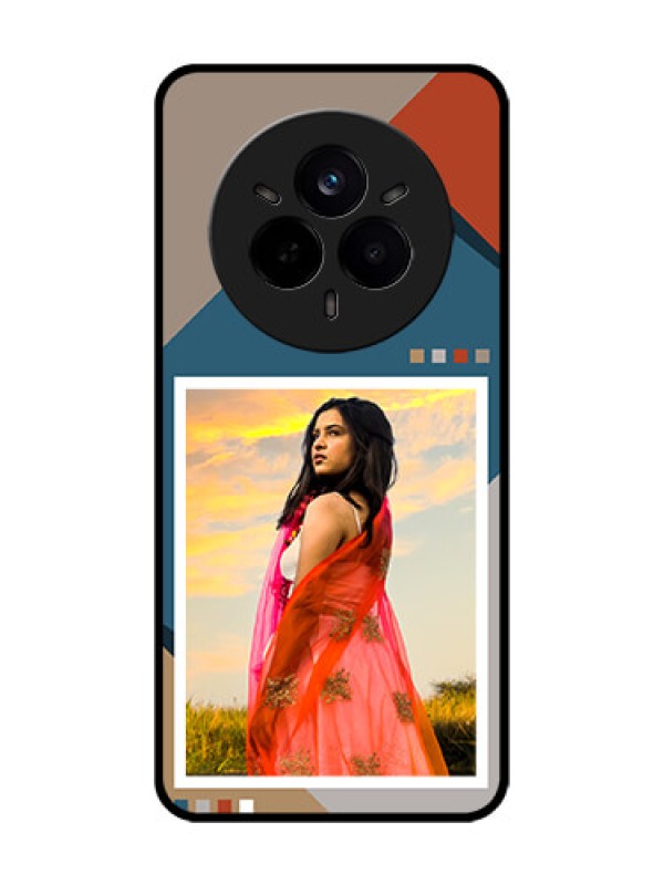 Custom Realme 14 Pro 5G Custom Glass Phone CaseRetro Color Pallet Design