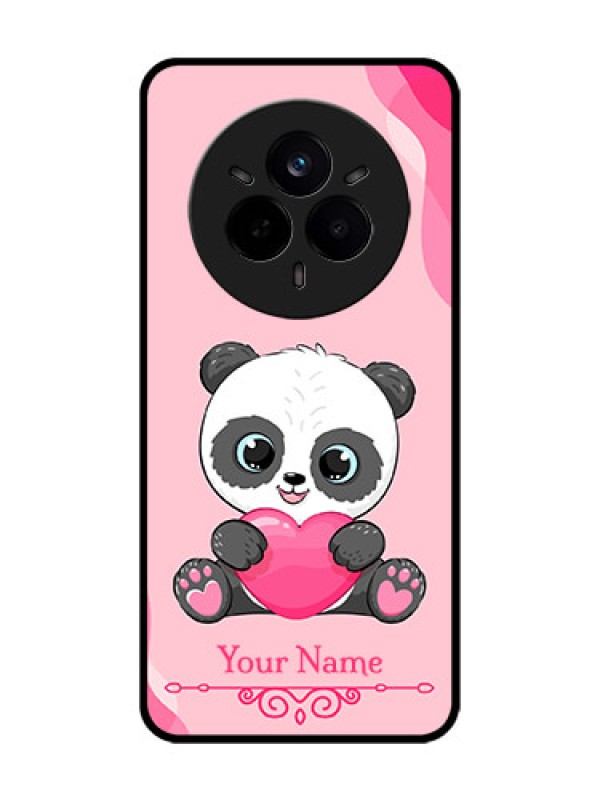 Custom Realme 14 Pro 5G Custom Glass Phone CaseCute Panda Design
