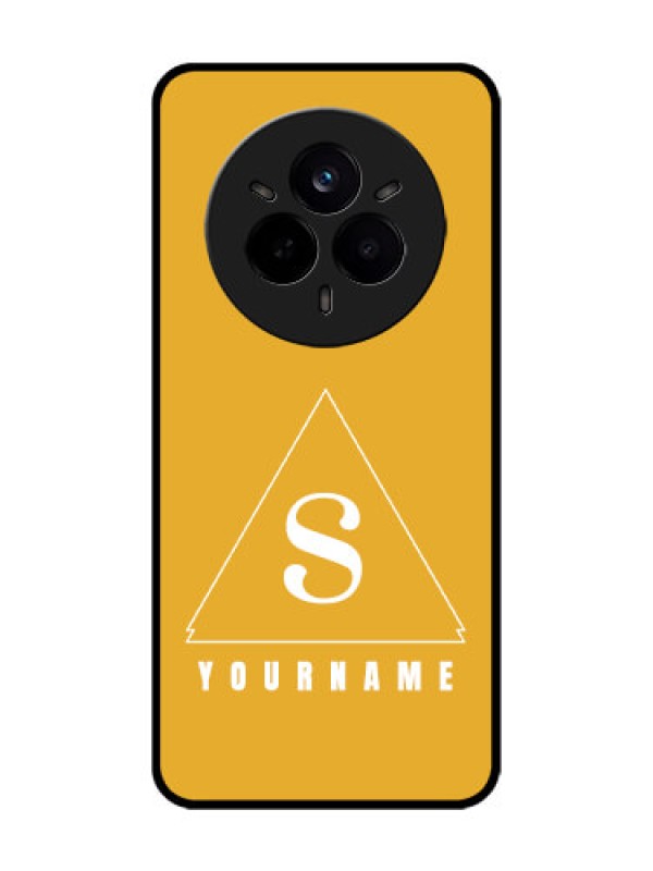 Custom Realme 14 Pro 5G Custom Glass Phone CaseSimple Triangle Design