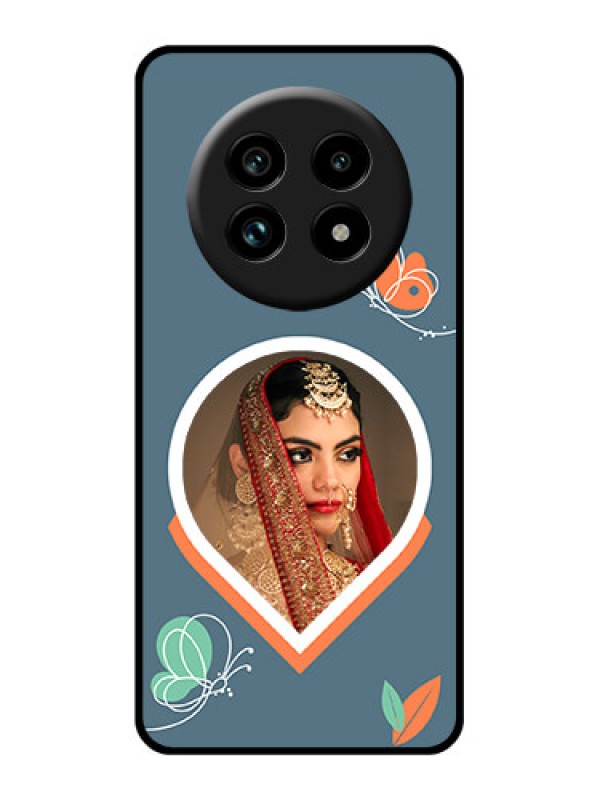 Custom Realme 14 Pro Lite 5G Custom Glass Phone Case - Droplet Butterflies Design