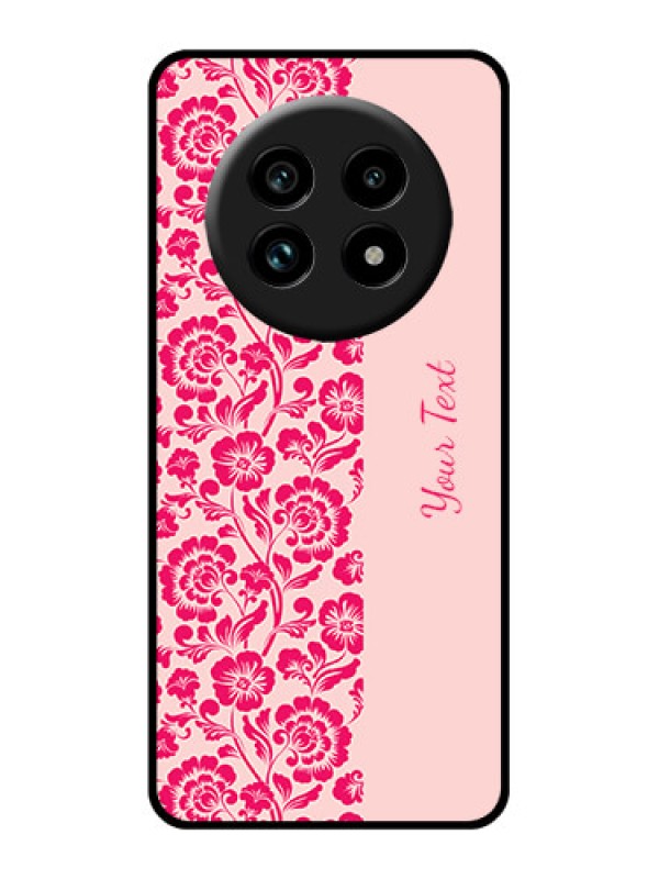 Custom Realme 14 Pro Lite 5G Custom Glass Phone Case - Attractive Floral Pattern Design