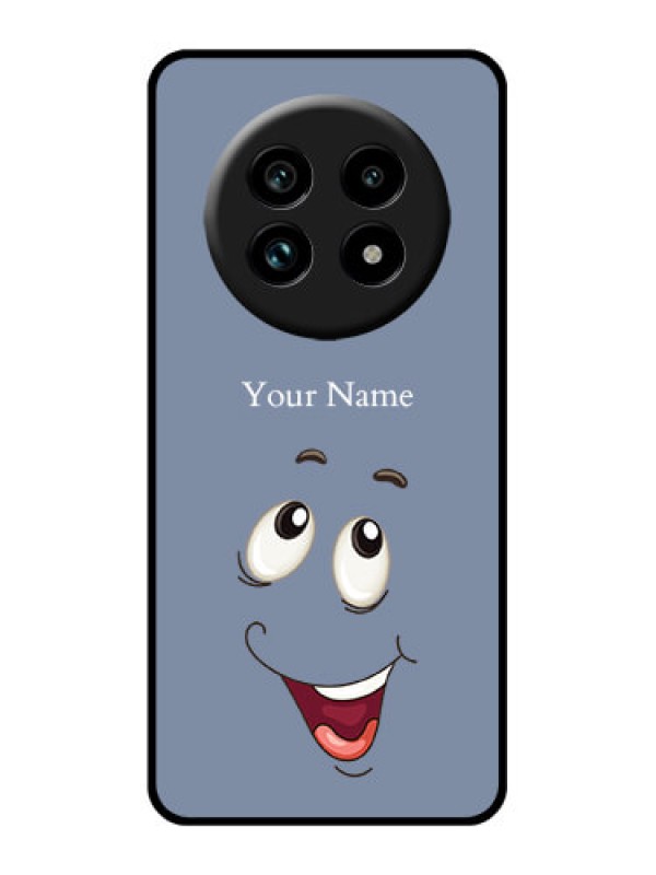 Custom Realme 14 Pro Lite 5G Custom Glass Phone Case - Laughing Cartoon Face Design