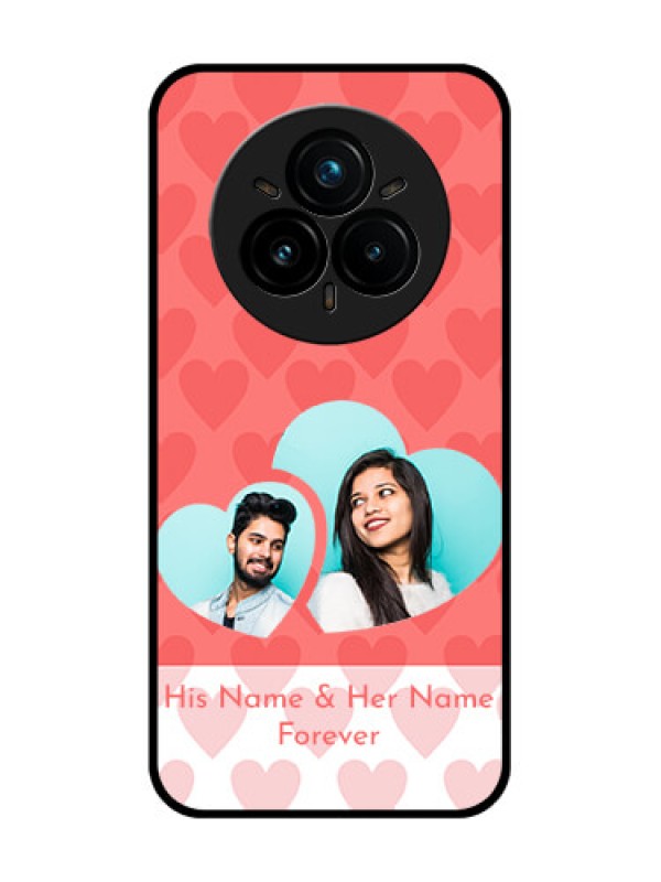 Custom Realme 14 Pro Plus 5G Custom Glass Phone CaseCouple Pic Upload Design