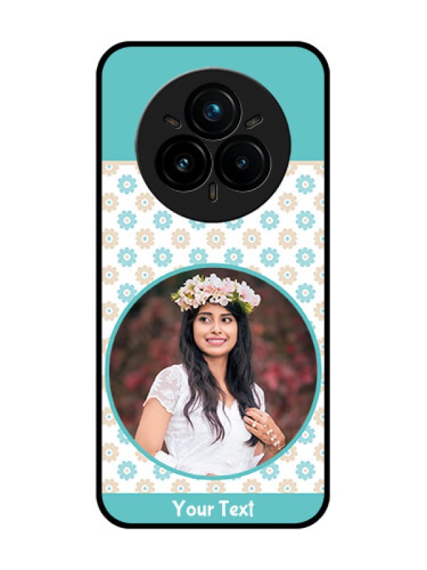 Custom Realme 14 Pro Plus 5G Custom Glass Phone CaseBeautiful Flowers Design