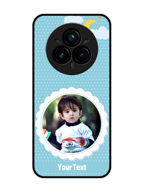Custom Realme 14 Pro Plus 5G Custom Glass Phone CaseViolet Pattern Design