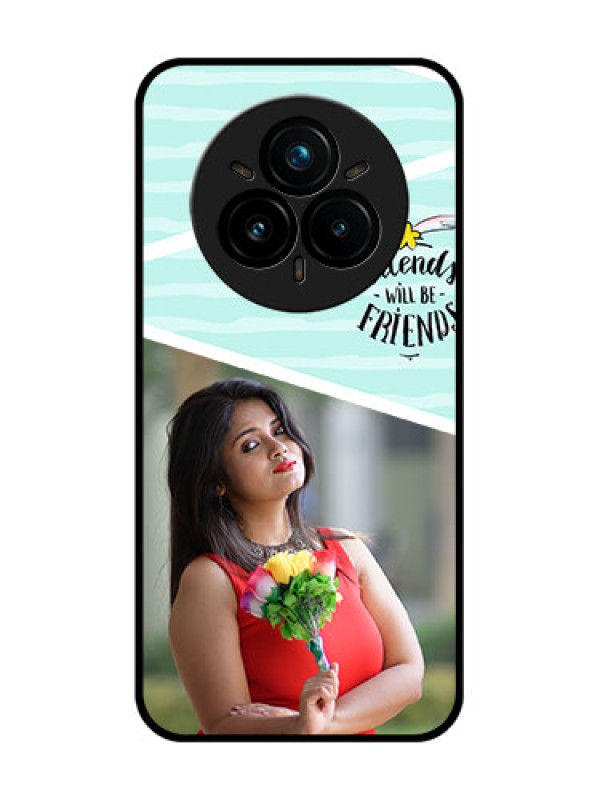 Custom Realme 14 Pro Plus 5G Custom Glass Phone CaseFriends Picture Icon Design
