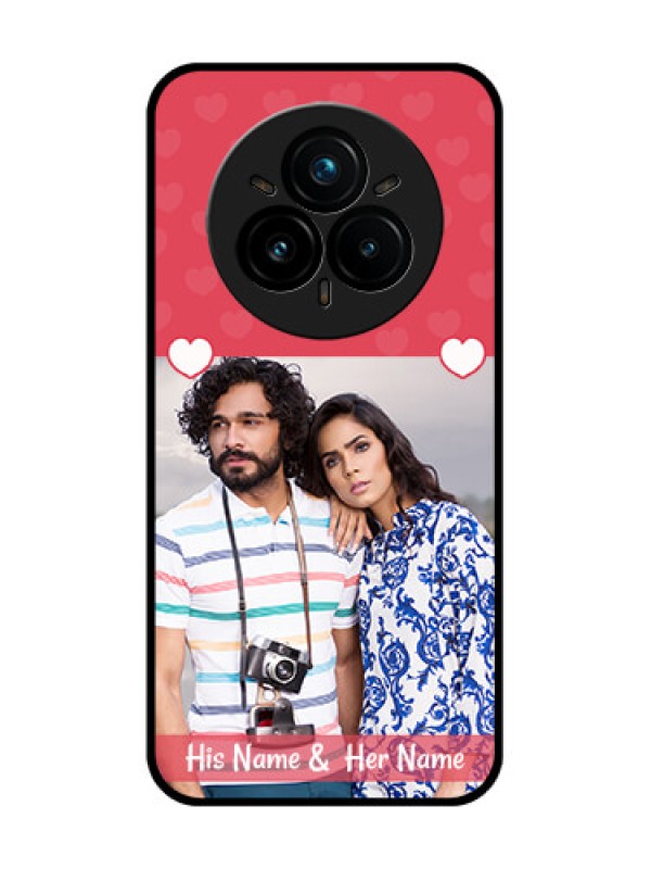 Custom Realme 14 Pro Plus 5G Custom Glass Phone CaseSimple Love Design