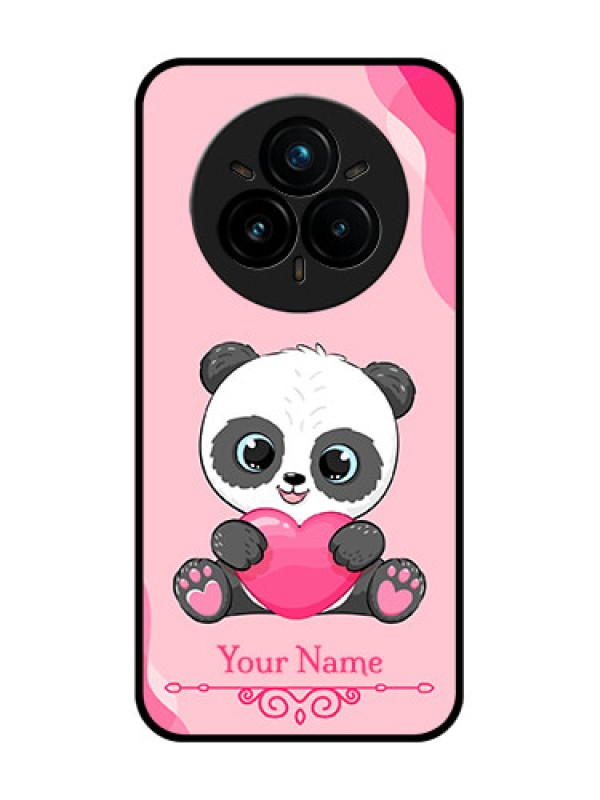 Custom Realme 14 Pro Plus 5G Custom Glass Phone CaseCute Panda Design