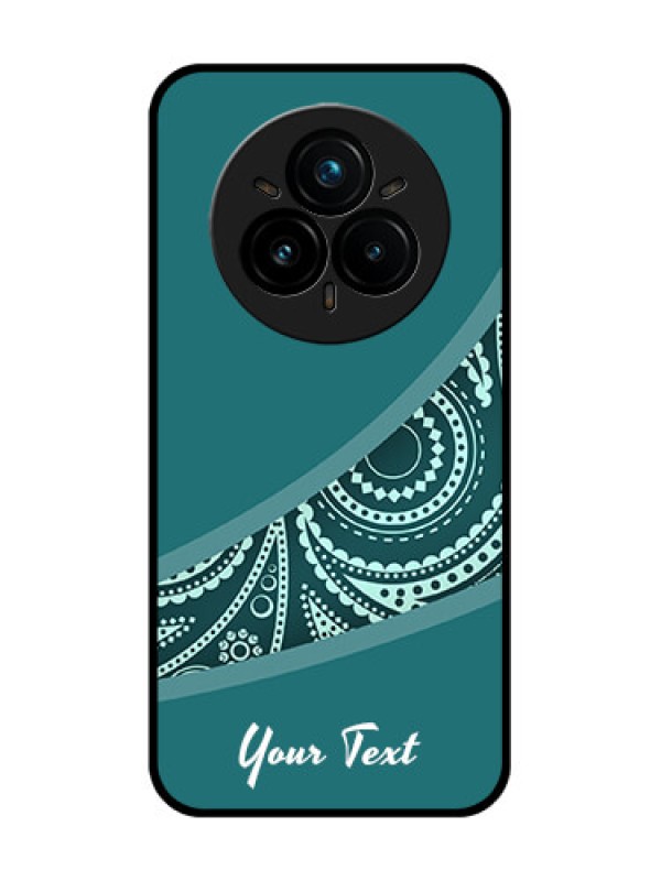 Custom Realme 14 Pro Plus 5G Custom Glass Phone CaseSemi Visible Floral Design