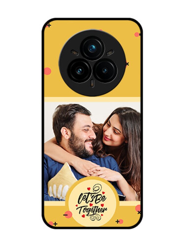 Custom Realme 14 Pro Plus 5G Custom Glass Phone CaseLets Be Together Design