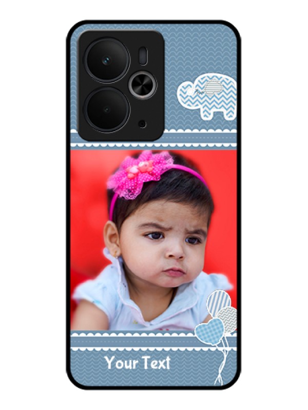 Custom Realme 14T 5G Custom Glass Phone Case - With Kids Pattern Design