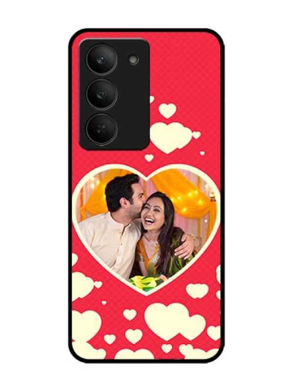 Custom Realme 14x 5G Custom Glass Phone CaseLove Symbols Phone Cover Design