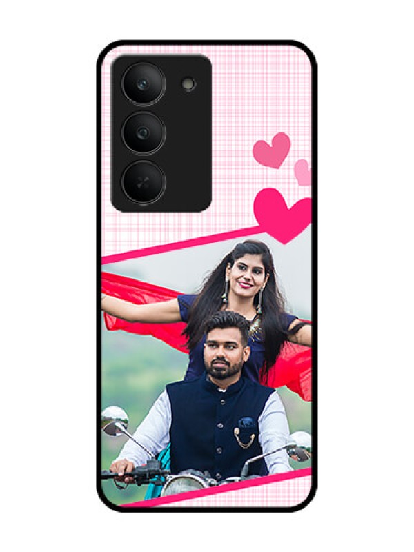 Custom Realme 14x 5G Custom Glass Phone CaseLove Shape Heart Design