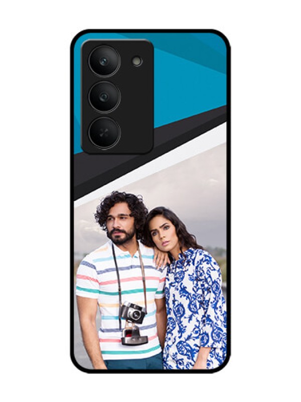 Custom Realme 14x 5G Custom Glass Phone CaseSimple Pattern Photo Upload Design