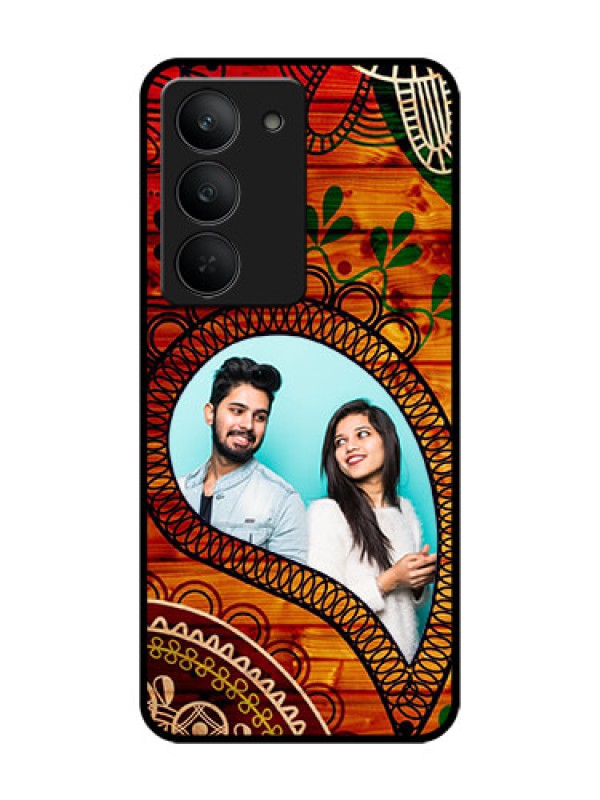 Custom Realme 14x 5G Custom Glass Phone CaseAbstract Colorful Design