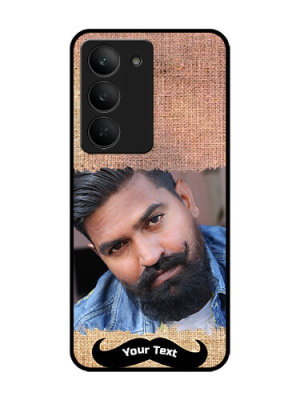 Custom Realme 14x 5G Custom Glass Phone CaseWith Texture Design