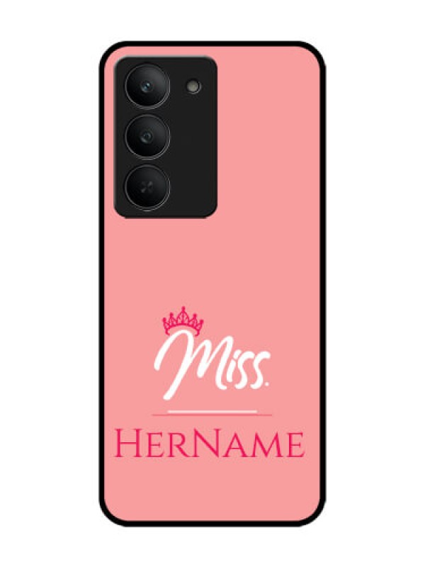 Custom Realme 14x 5G Custom Glass Phone CaseMrs With Name Design